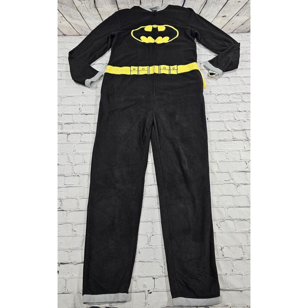 Batman TM & DC Comics Bioworld Jumpsuit Embroidered Cape MENS SIZE MEDIUM